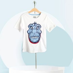 Kid's Dinosaur Mouth Flip T-shirt